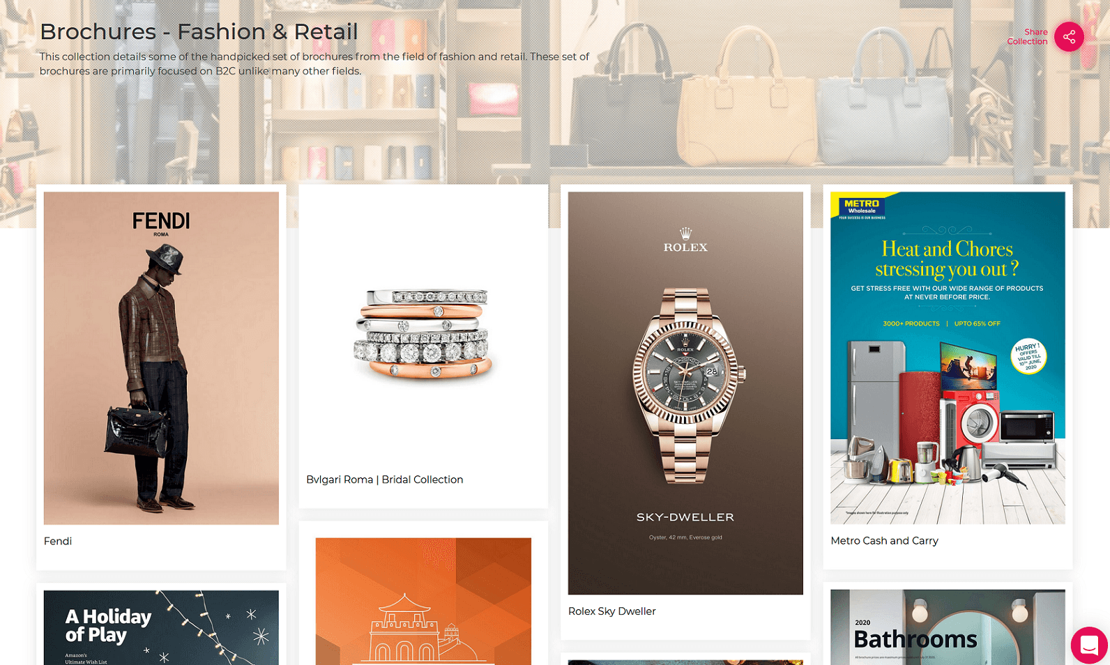 Brochures-Fashion & Retail Sector