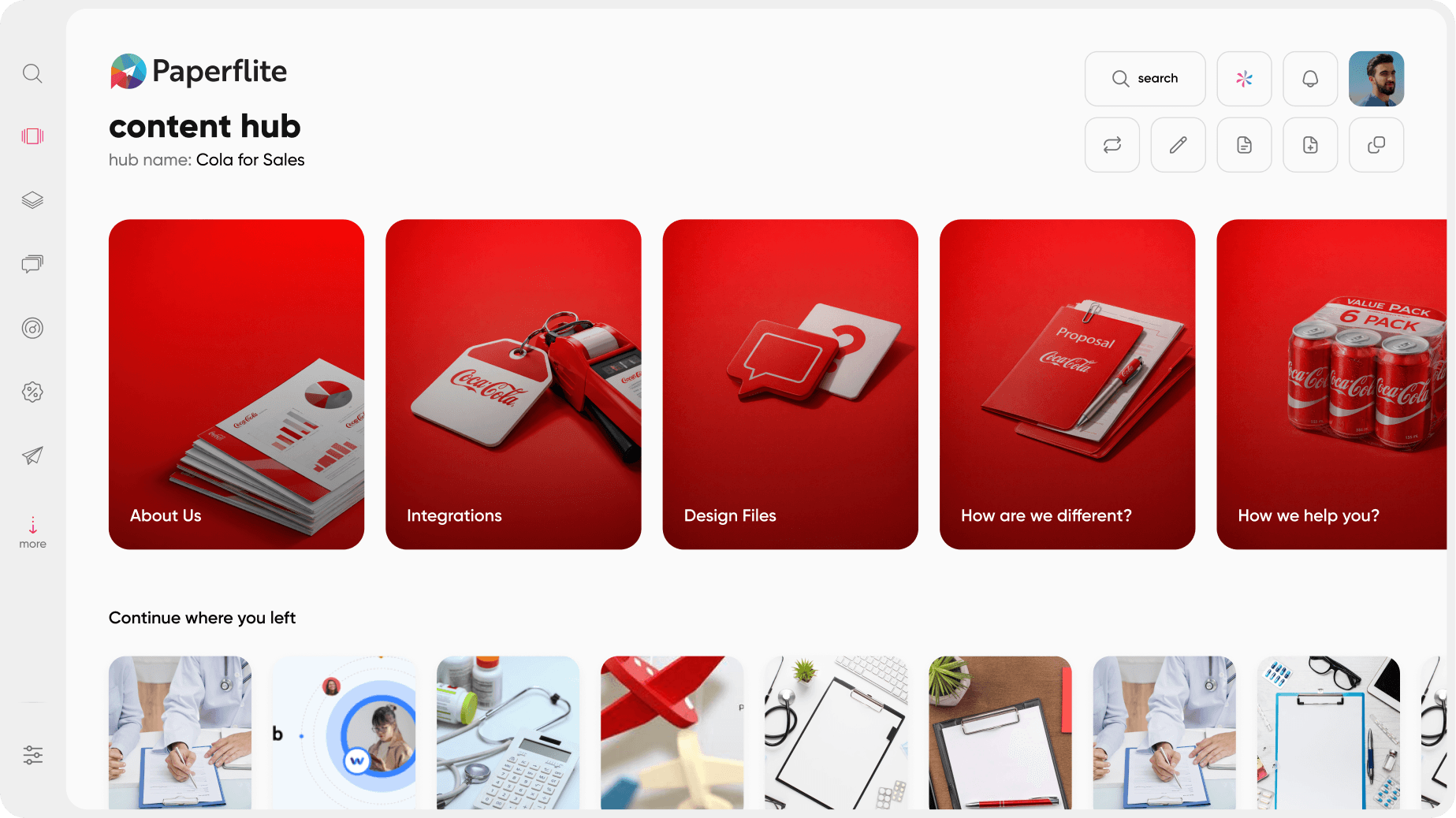 Paperflite Content hub