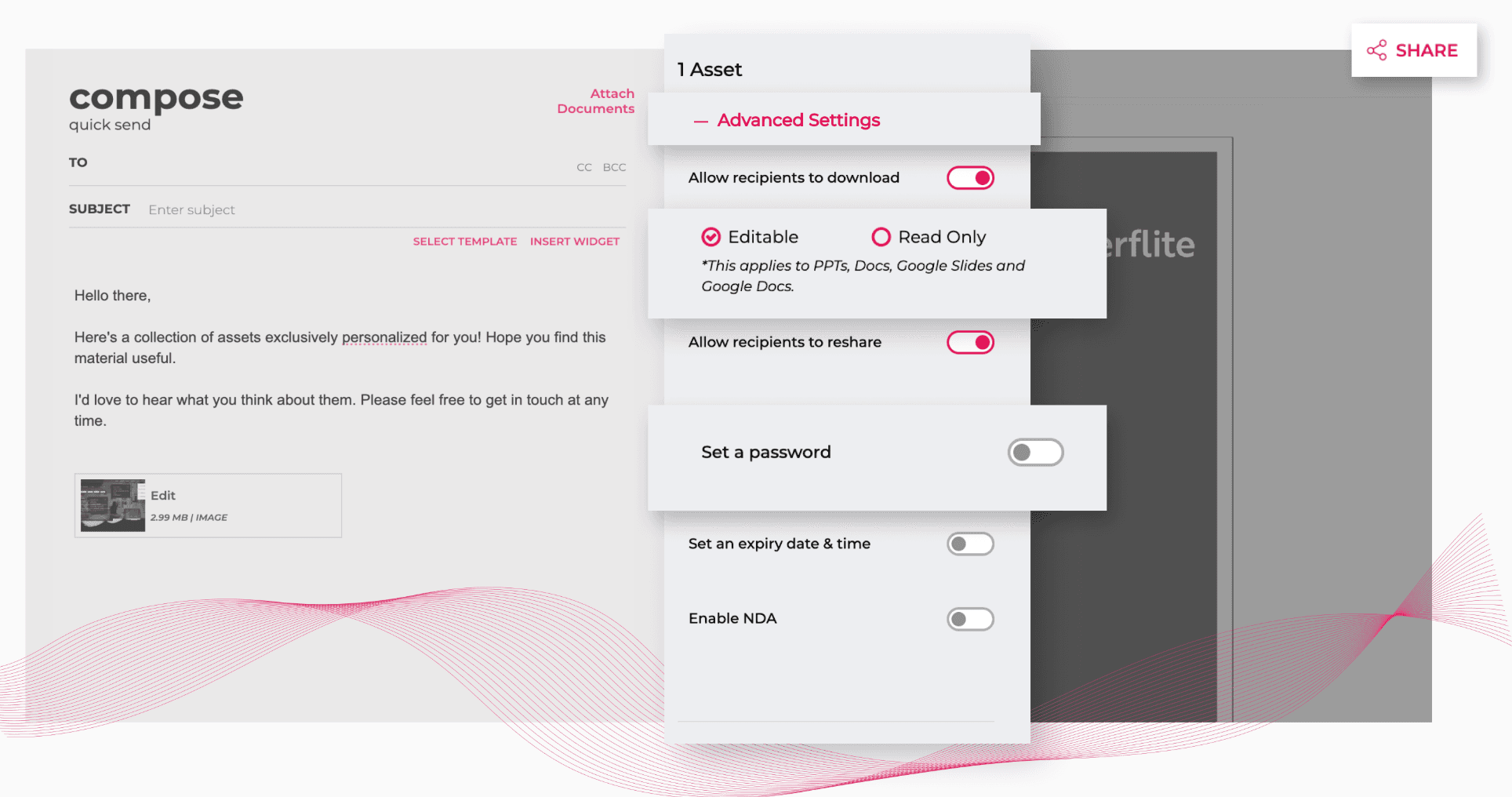 content permission and sharing