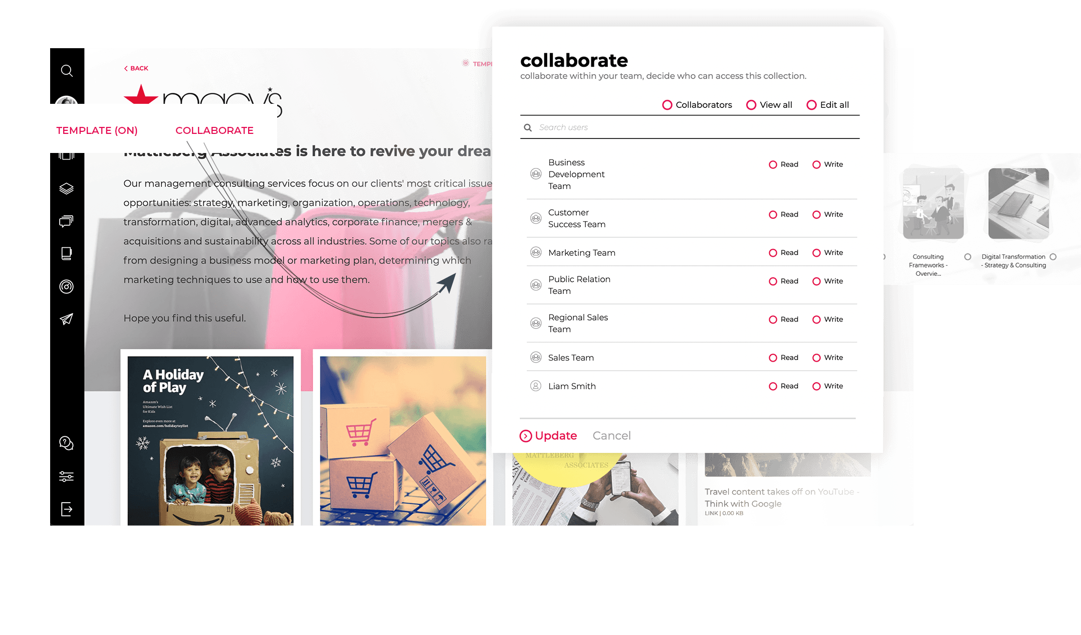 collaboration features