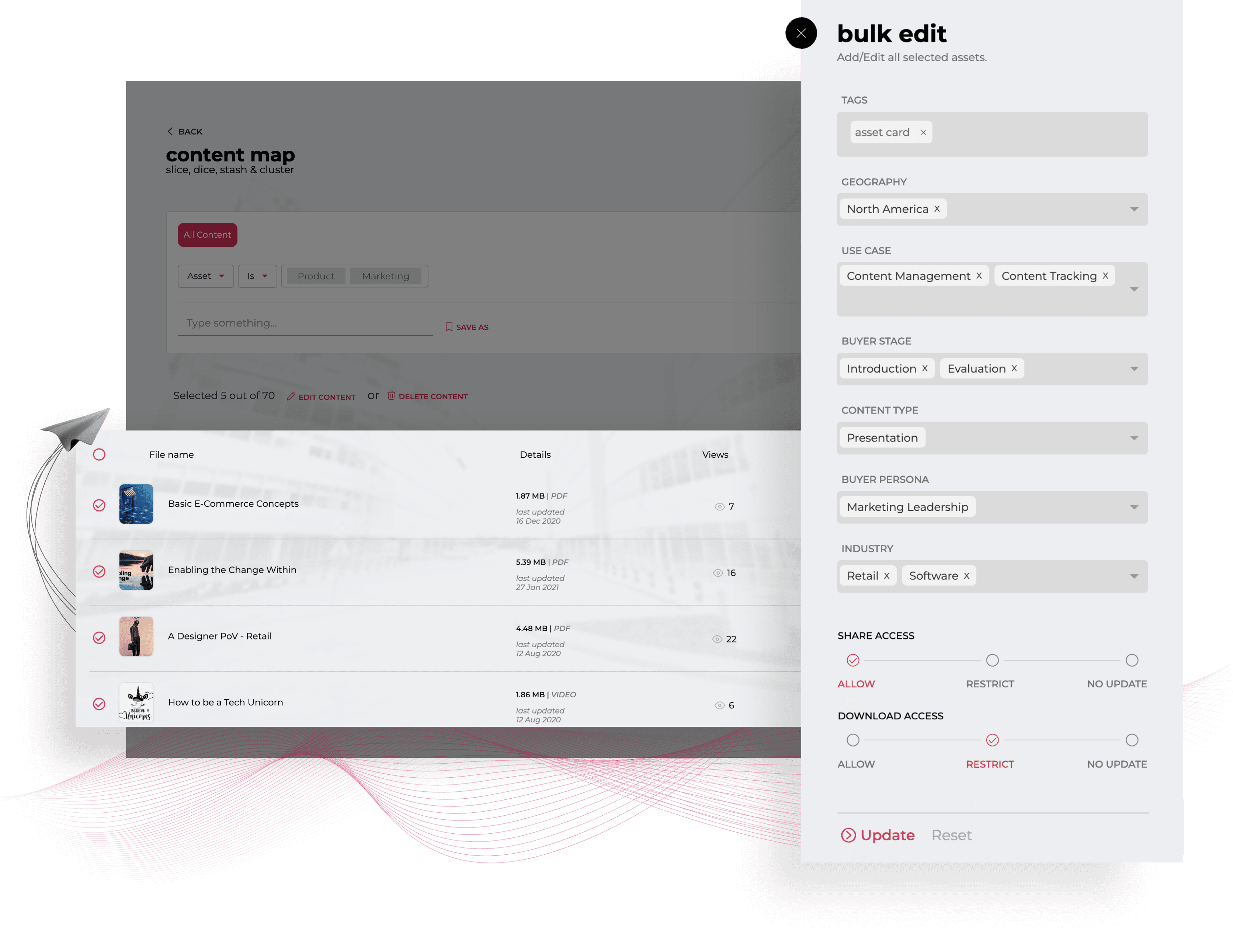 Content Map - Interface