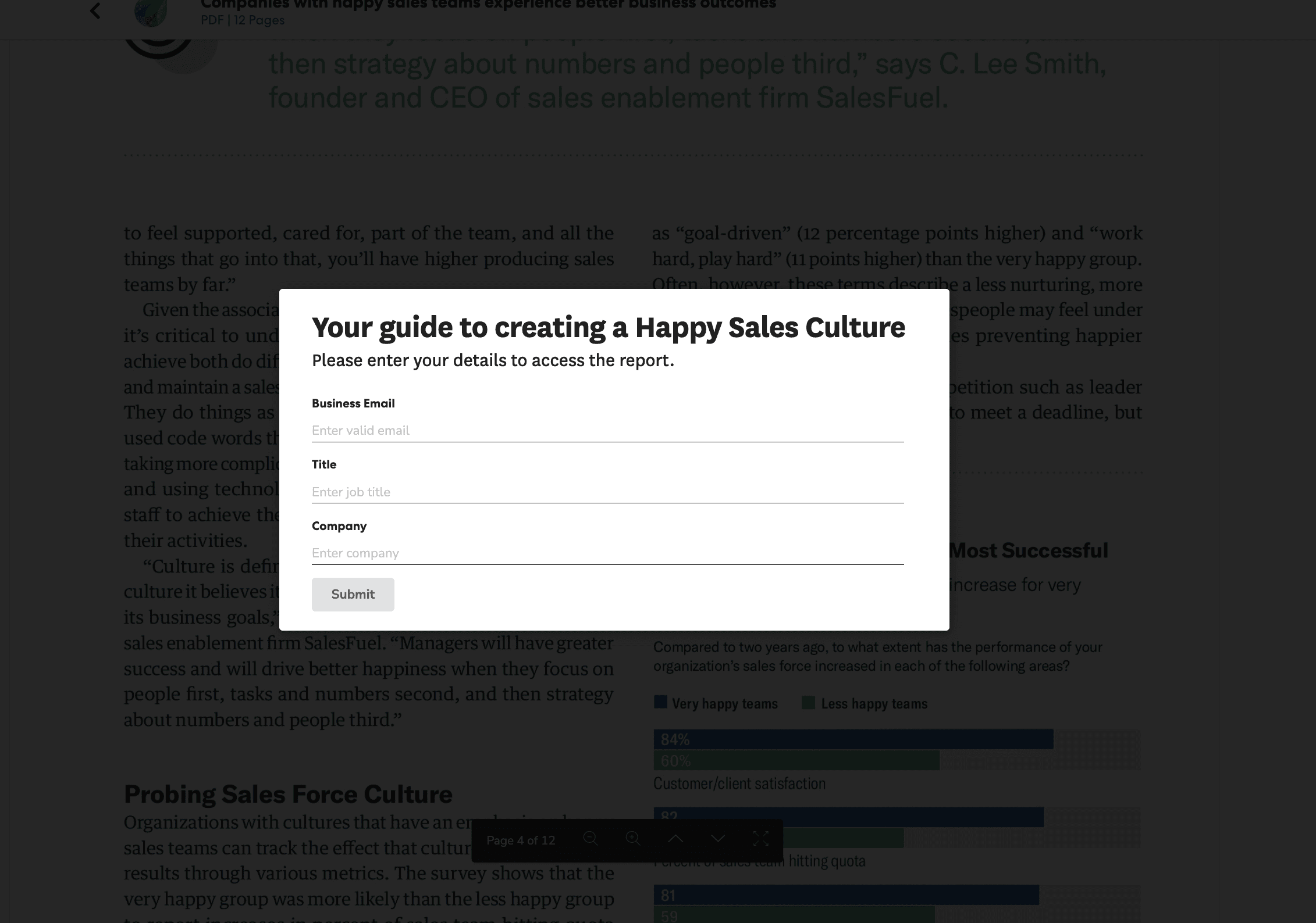 Creating a happy sales culture by Paperflite