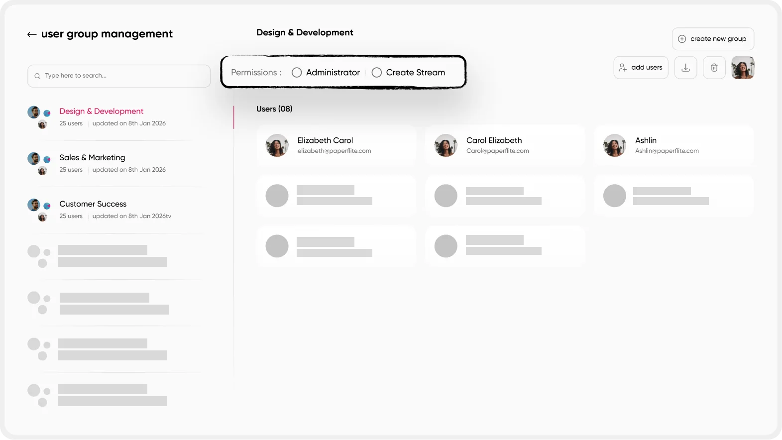 User groups carry the 'who' that used to live inside each Spot.