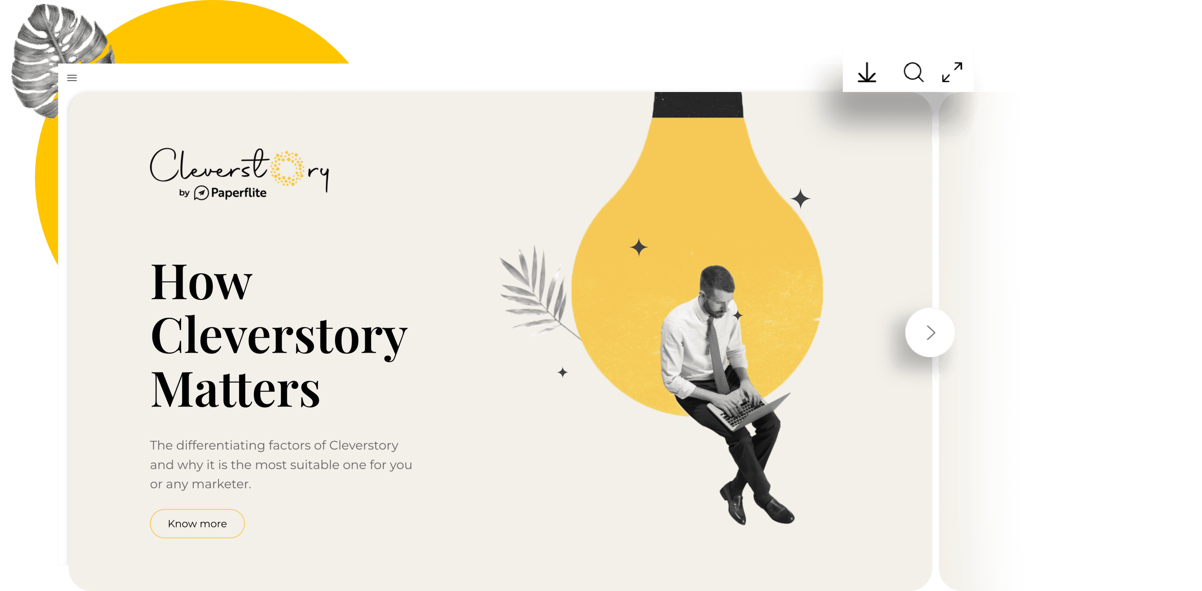 Interactive content - Cleverstory guide