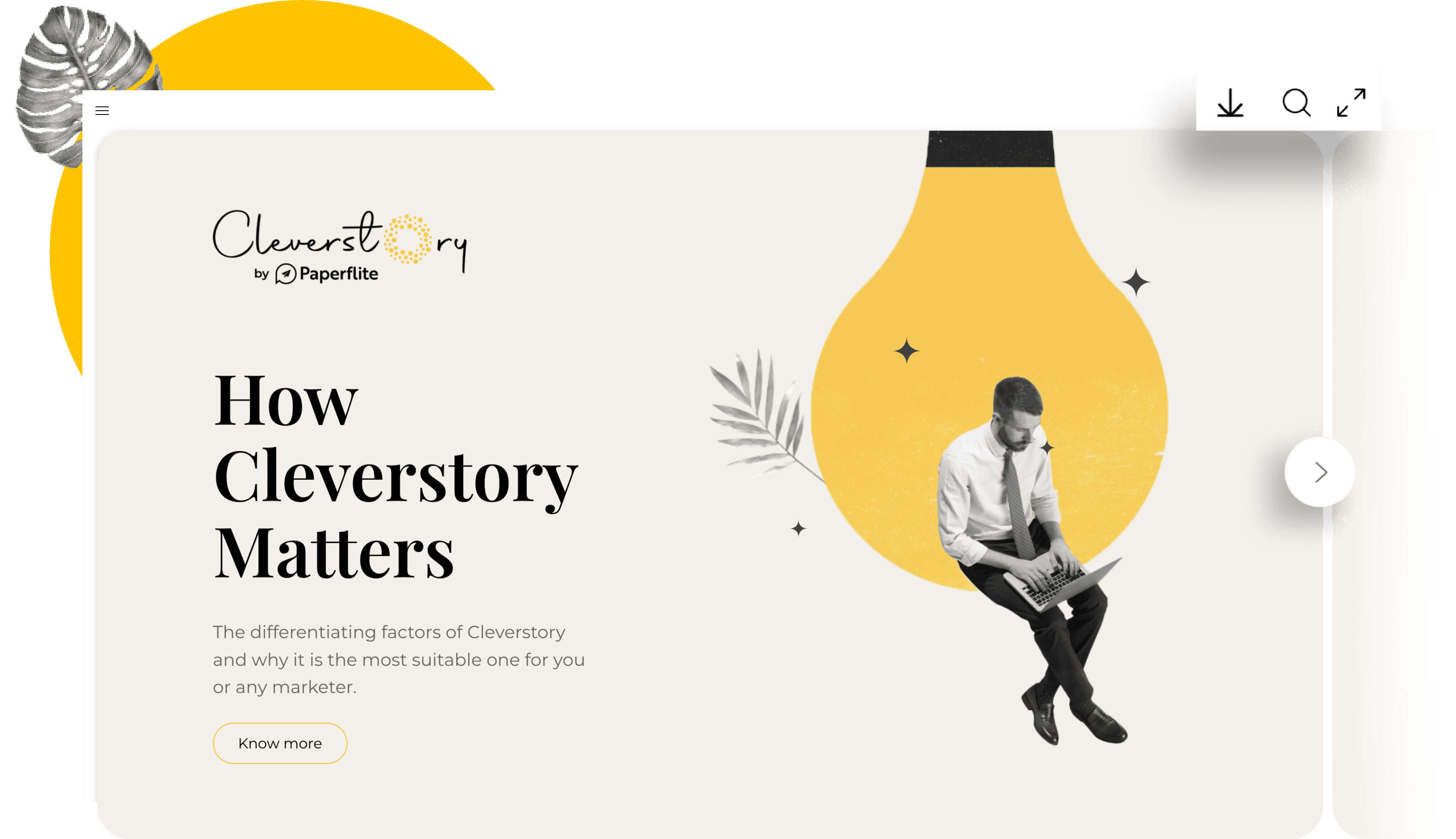 Interactive content - Cleverstory guide
