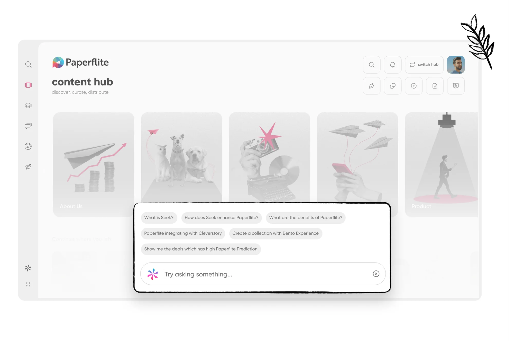 Search with advanced filters, so a broad query can be narrowed by stage, persona or format.