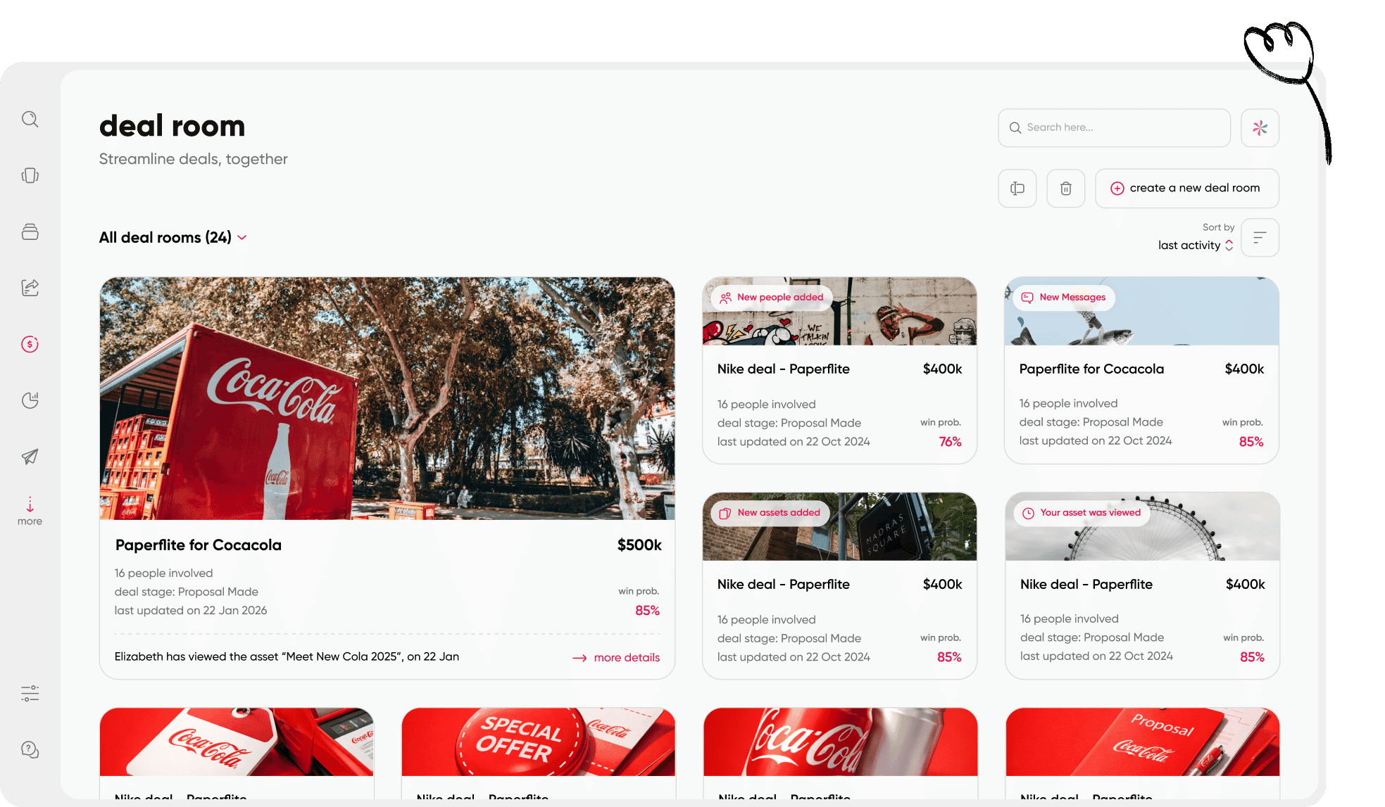 Paperflite personalised buyer microsite