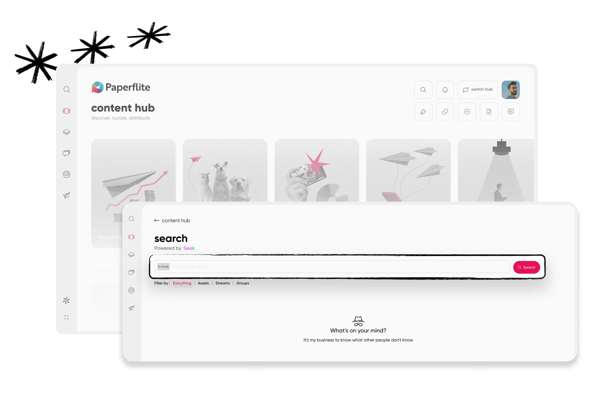 Search results with tags and query refinement producing one consistent result set