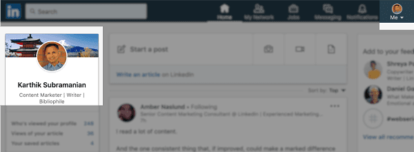 What is Headline in LinkedIn?